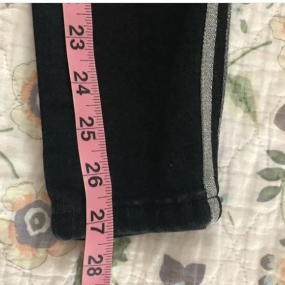 Joe’s Jeans "The Charlie" High Rise Black Skinny with Stripes EUC - Picture 7 of 8